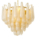 Chaves Chandelier - Antique Brass / Champagne