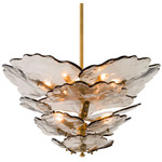 Florina Chandelier - Antique Brass / Smoke