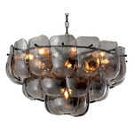 Gustave Chandelier - Bronze / Smoke