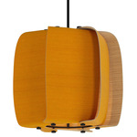 Alba Pendant - Black / Ocher / Ash