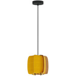 Alba Pendant - Black / Yellow / Ash