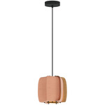 Alba Pendant - Black / Rose / Ash