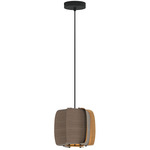 Alba Pendant - Black / Grey Oak / Ash