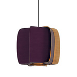 Alba Medium Pendant - Black / Violet / Ash