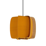 Alba Medium Pendant - Black / Ocher / Ash