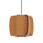 Alba Medium Pendant - Black / Beech / Ash
