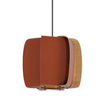 Alba Medium Pendant - Black / Terracotta / Ash