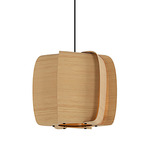 Alba Medium Pendant - Black / Ash