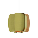 Alba Medium Pendant - Black / Pale Green / Ash
