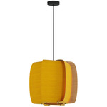 Alba Large Pendant - Black / Yellow / Ash