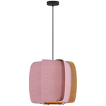 Alba Large Pendant - Black / Rose / Ash