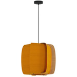 Alba Large Pendant - Black / Ocher / Ash