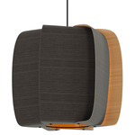Alba Large Pendant - Black / Ebony / Ash