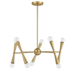 Jenna Chandelier - Natural Brass