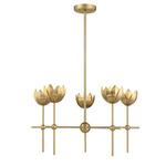Caprice Chandelier - Natural Brass