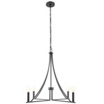 M100141 Chandelier - Matte Black