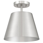 M60076 Semi-Flush Ceiling Light - Brushed Nickel