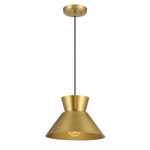 Sai Pendant - Natural Brass