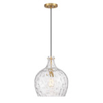M7053 Pendant - Natural Brass