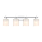 Bathroom Bar Vanity Light - Chrome / White