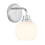 M90112 Wall Sconce - Chrome / White