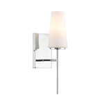 Brynne Wall Sconce - Chrome / White