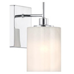 M90116 Wall Sconce - Chrome / White