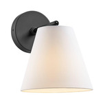 M90119 Wall Sconce Set of 2 - Matte Black / White