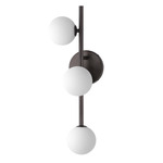 Contour Wall Sconce - Brushed Bronze / White