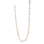 Dolce Vita Link Pendant - Polished Nickel / Crystal