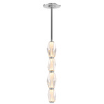 Dolce Vita Convertible Pendant - Polished Nickel / Crystal