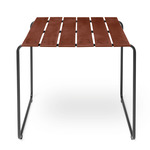 Ocean Table - Gunmetal / Burnt Red