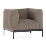 Asia Armchair - Black / Boucle Beige