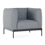 Asia Armchair - Black / Panamino Sky Blue