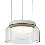 Totem Mini Pendant - White / Clear
