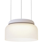 Totem Mini Pendant - White / Etched White