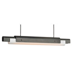 Ambrose Linear Chandelier - Bronze / White