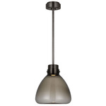 Morgan Warm Dim Pendant - Burnished Bronze / Smoke