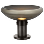 Morgan Warm Dim Table Lamp - Burnished Bronze / Smoke