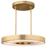 Wyllis Chandelier - Hand Rubbed Antique Brass / Alabaster