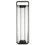 Flacara Rechargeable Table Lamp - Bronze / Textured Glass