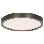 Cerne Ceiling Flush Light - Dark Bronze / White Acrylic