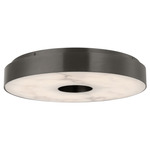 Wyllis Ceiling Flush Light - Bronze / Alabaster