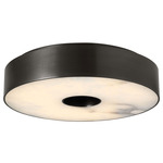Wyllis Ceiling Flush Light - Bronze / Alabaster