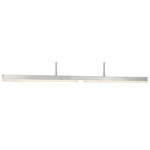 Linea Linear Chandelier - Antique Nickel / Alabaster