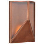 Punto Outdoor Wall Light - Natural Copper / Clear
