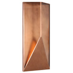 Punto Outdoor Wall Light - Natural Copper / Clear