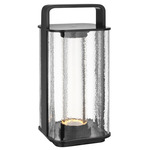 Flacara Rechargeable Table Lamp - Bronze / Textured Glass