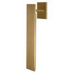 Angolo Outdoor Wall Sconce - Hand Rubbed Antique Brass