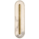 Wyllis Wall Sconce - Hand Rubbed Antique Brass / Alabaster